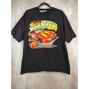 VTG 1995 Tour Champ Bill Elliott NASCAR Tee XL Black McDonalds Racing #94 Ford